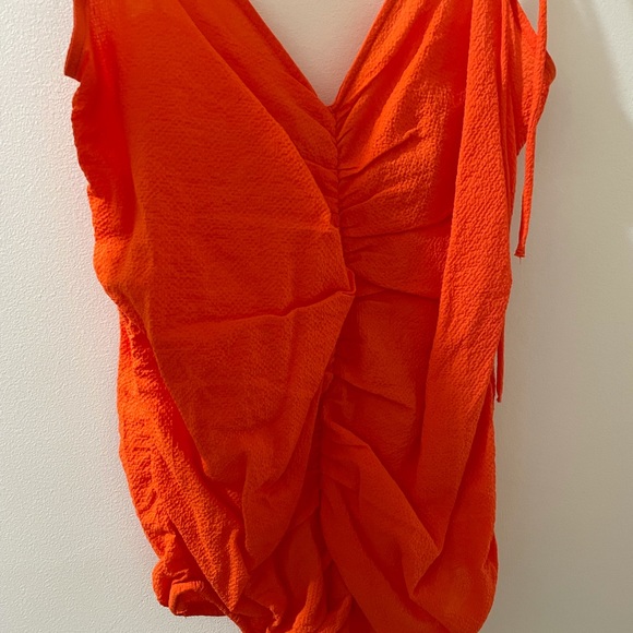 Zara Ruched Bodysuit with Straps - Picture 3 of 4